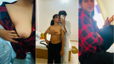 BF sucks his 19 year old girl boobs in Bangla xxx MMS