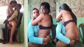Horny Bangladeshi college girl sex with lover on chair leaked