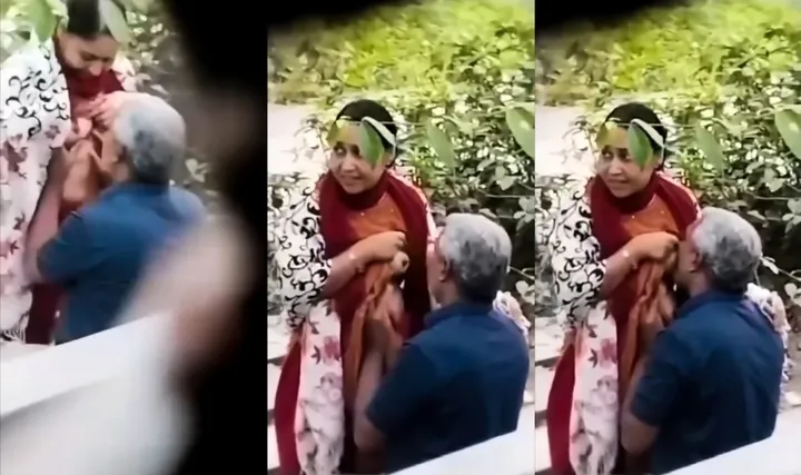 Bengali Old Man Sucking Aunty Boobs Hidden Recording
